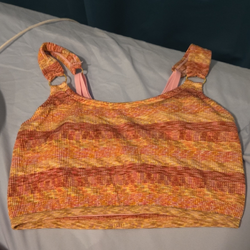 Aerie Multicolor Knit Crop Top